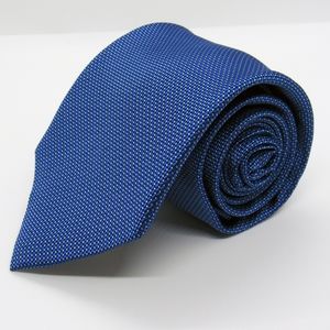 Nautica Men's Woven Neck Tie; Blue, Black, Silver